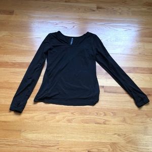 Large Stretchy Black Shirt